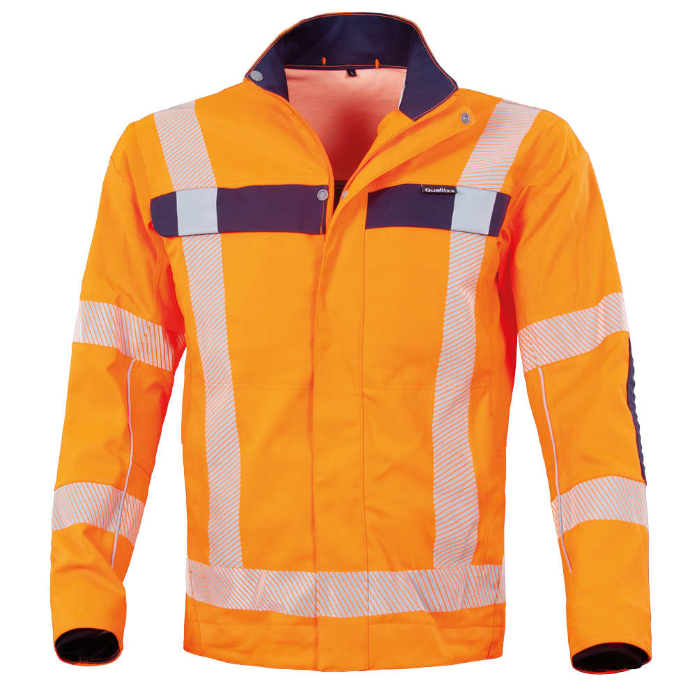 ALLROUND Bundjacke warnorange/marineblau, Damenmodell