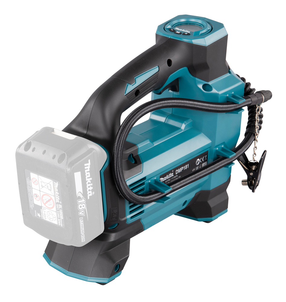 Akku-Kompressor MAKITA DMP181Z 18V max.11bar,Arbeitslicht und Adapter