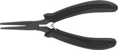 Elektro-Flachzange CLASSIC 125mm brüniert,mit Feder