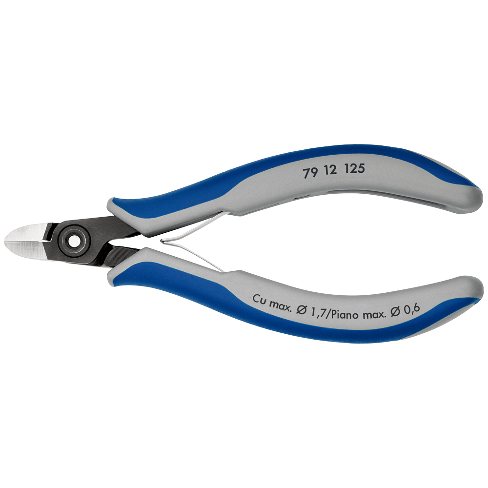 Präz-Elektronik-Seitenschn. Ø 0,3-1,7mm brüniert, poliert