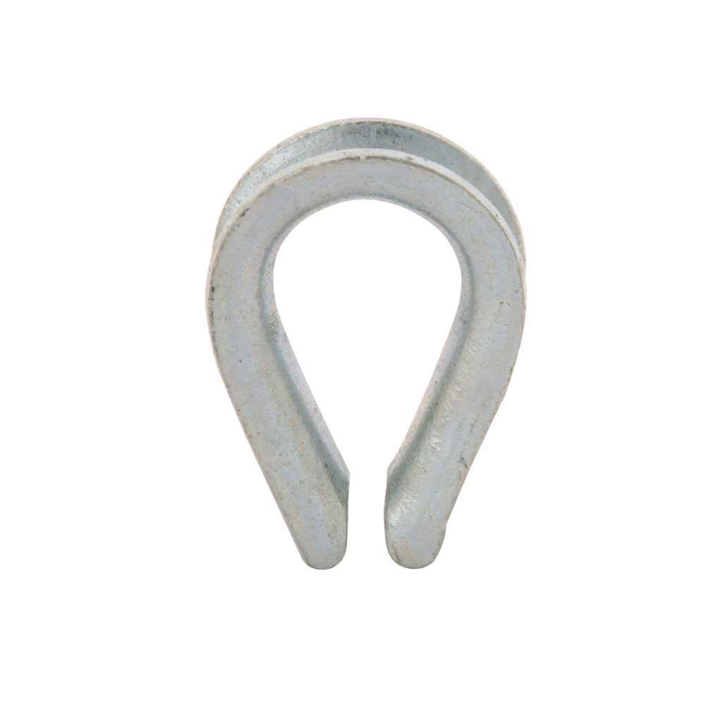 Seilkausche RW=3mm, verzinkt,Seil-Ø 2mm 50 Stück/Karton