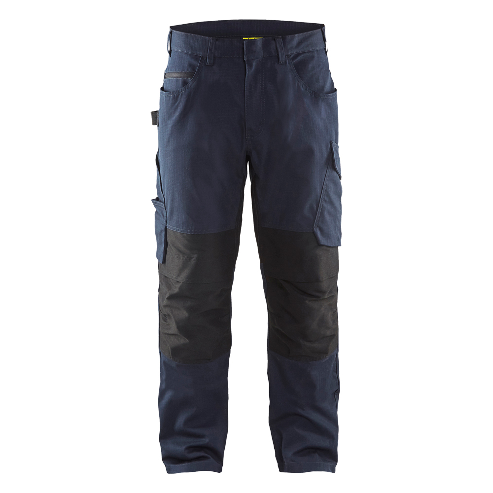 Service-Arbeitshose,, UNITE 1459,35% BW,65% PE,166 g/m², Farbe: marine/schwarz, Größe: 46