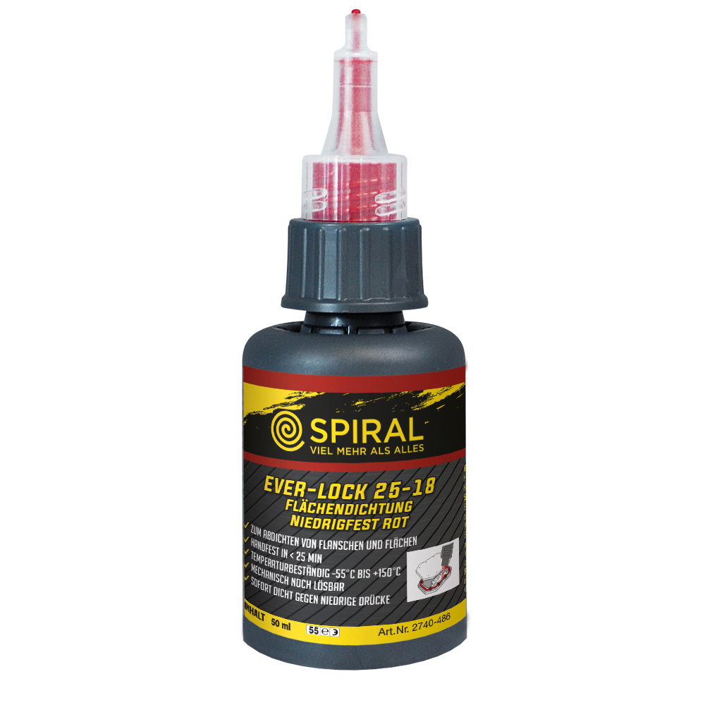 Ever-Lock NI 25-18,rot,50ml mittelfest dickflüssige Flächendichtung