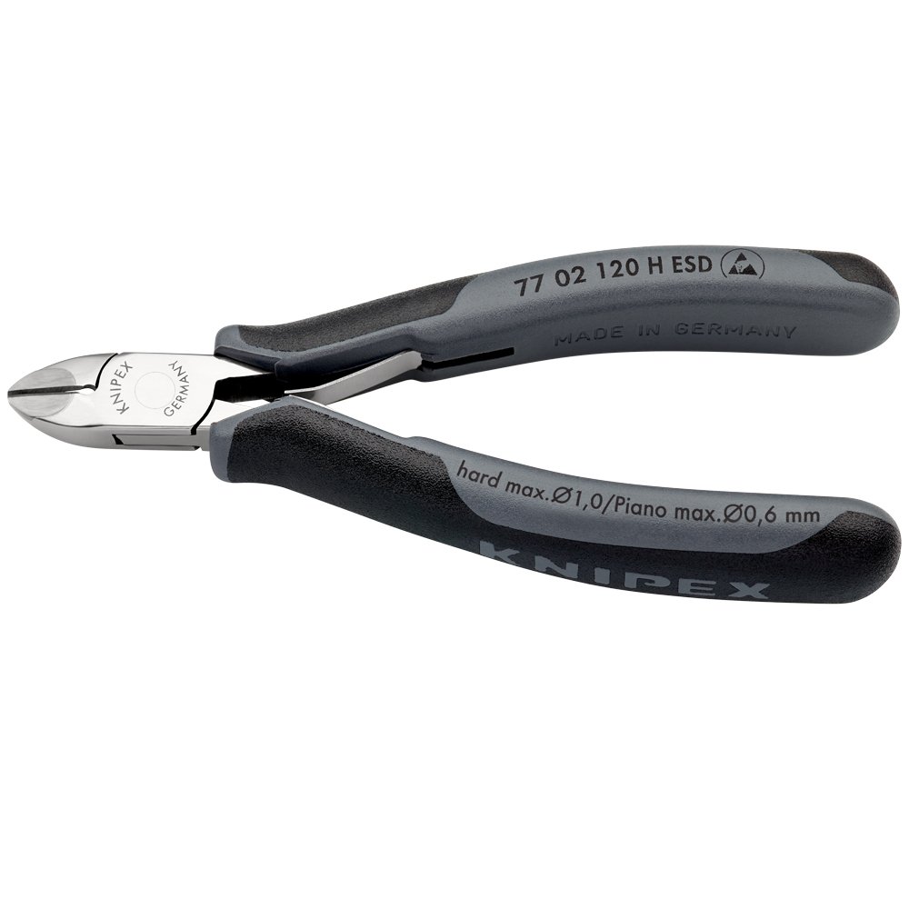 Elek.-Seitenschneider 120mm, ESD, mit eingesetzter Hartmetallschneide