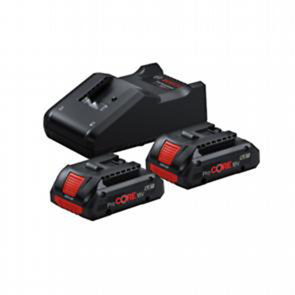 Starterset BOSCH GAL 18V-40 C mit Ladegerät inkl. 2x 4Ah ProCore Akkus
