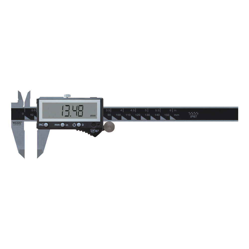 Digitaler Messschieber nach DIN862 IP67, mit integrierter Bluetooth® Technologie, Messbereich: 0-150mm