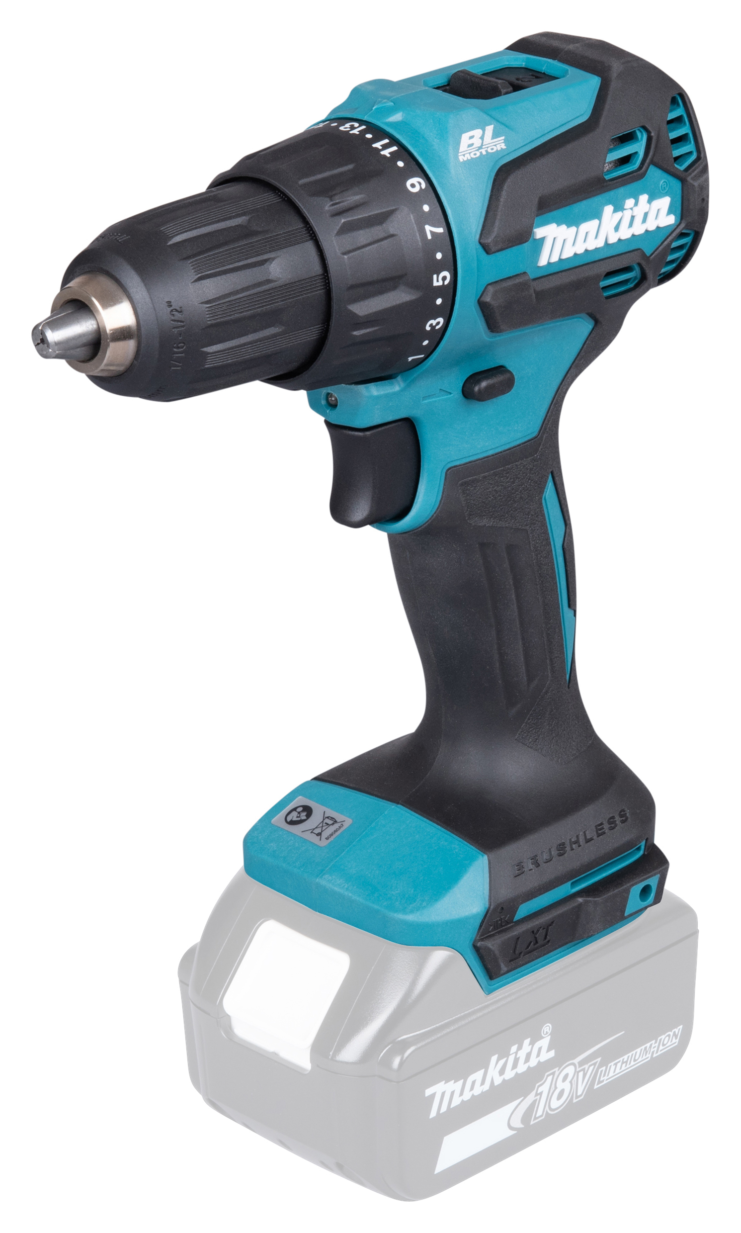 Akku-Schlagbohrschr. MAKITA DHP490Z 18V ohne Akku und Ladegerät