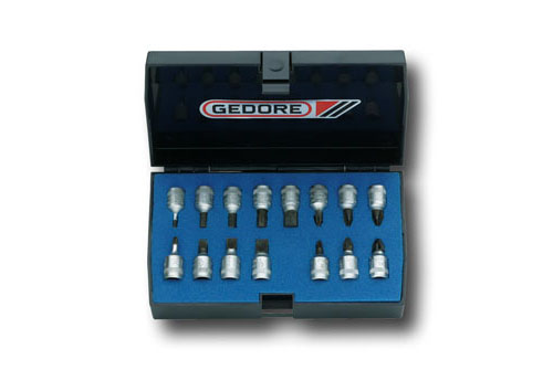 Schraubendreher-Satz 1/4" 15-tlg IN-IS-PH-PZ, INS 20 PM