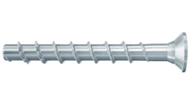Senkkopf Betonschraube BS II S, A2K GALVANISCH VERZINKT, Dübelgröße: 5mm, Länge: 40mm