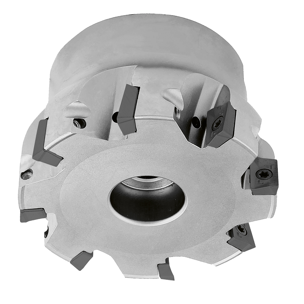Eckfräser TOP E124A für AP.T1003, mit Innenkühlung, Nenndurchmesser: 40mm, Anzahl der Schneidplatten: 6