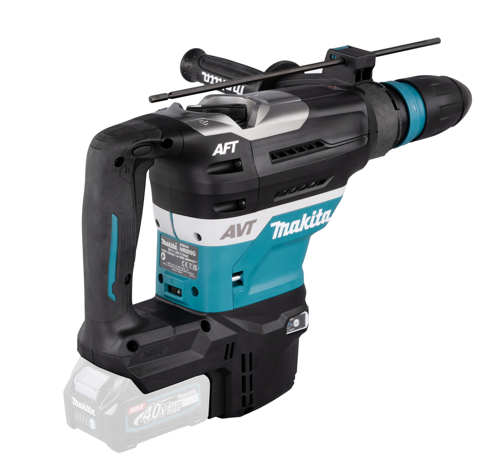 Akku-Bohrhammer MAKITA HR005GZ01 40V 8J,ohne Akku,Ladegerät,Koffer