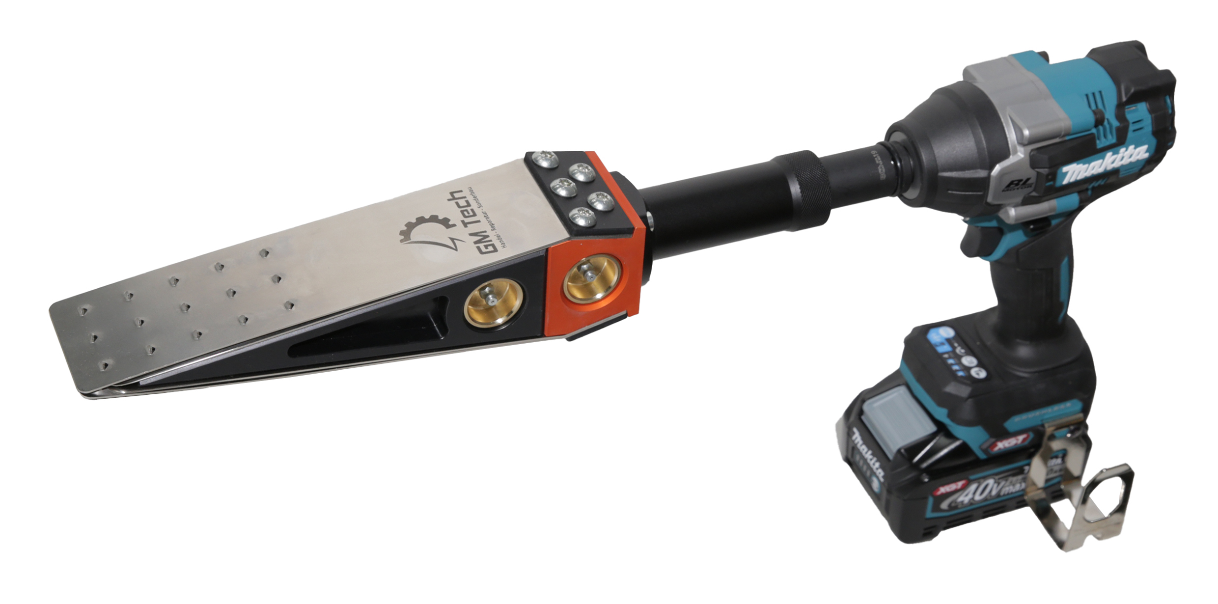 Akku-Schlagschraub.MAKITA TW007GM205 40V GM-Tech Fällkeil, 2x Akku, Ladeg.,Koffer