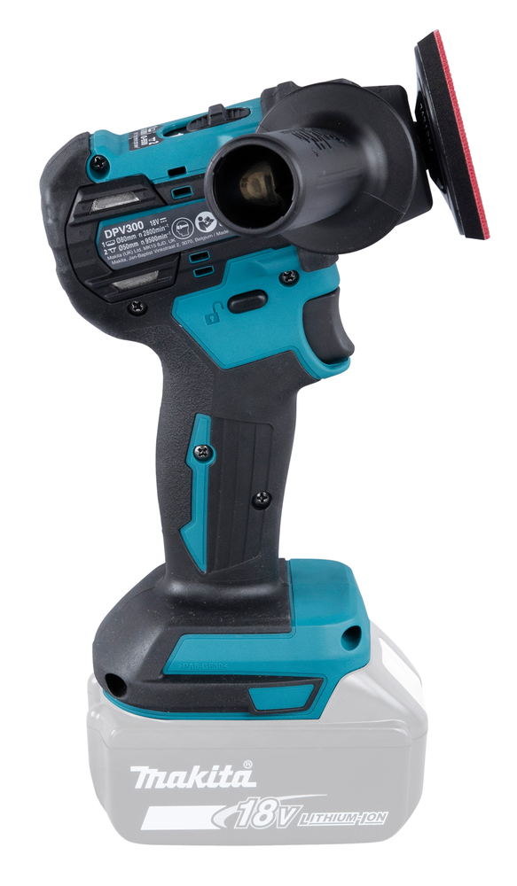 Akku-Polierschleifer MAKITA DPV300Z 18V Ø80mm,1,6kg ohne Akku,Koffer u.Ladegerät