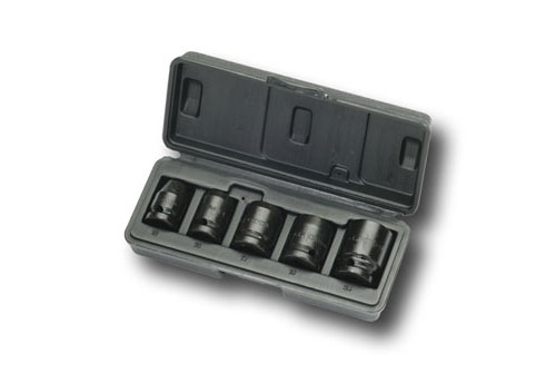 Kraftschrauber-Satz 1/2" 5-tlg 6-kant 10-24 mm, K 19-028