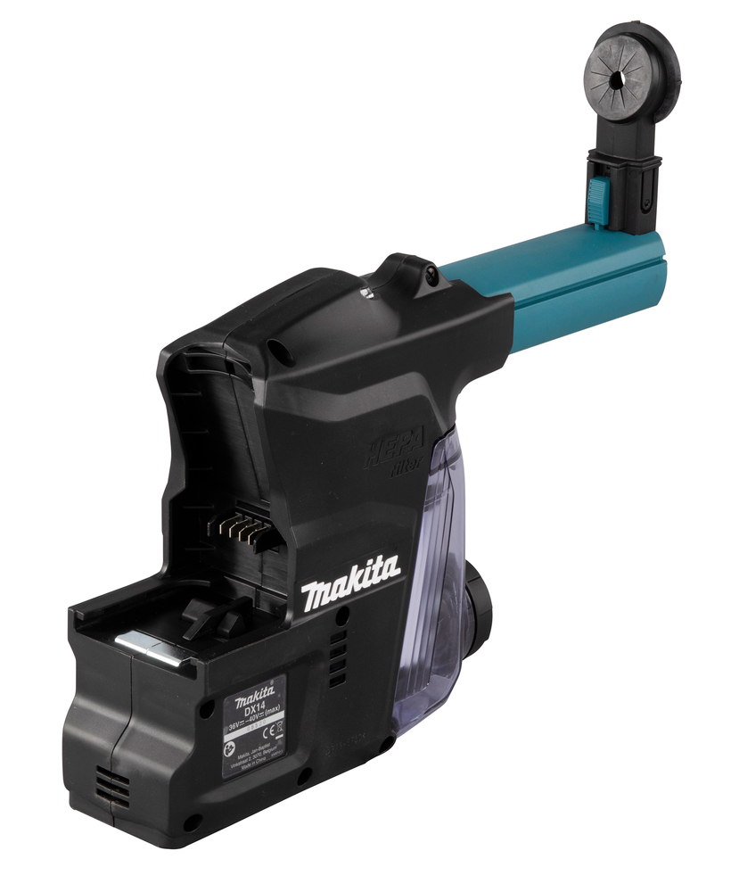 Staubabsaugung MAKITA DX14 für XGT HR002 Bohrhammer-Zubehör mit HEPA-Filter