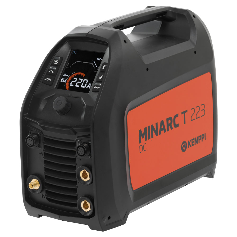Schweißinverter MINARC DC223 MLP 4m Brenner, Gasschlauch,Tragegurt u.Massek.