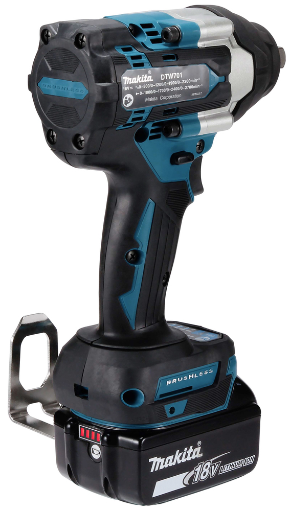 Akku-Schlagschrauber DTW701RTJ,18V 1/2" 700Nm,Ring/Stift 2xAkku 5Ah,Ladeg,Koffer