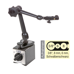 Magnet-Messstativ, inkl. Fuß Ausladung: 282mm, inkl. Feineinstellung