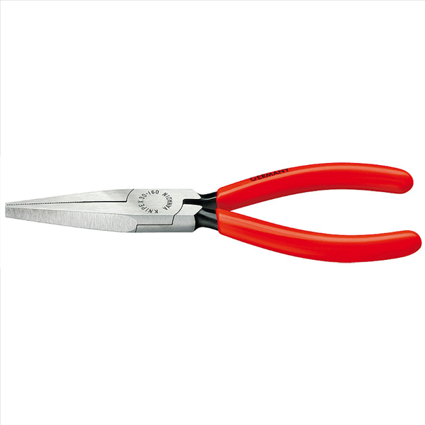 Langbeckzange, flache Backen,, schwarz atramentiert, poliert, KNIPEX, Gesamtlänge: 140mm