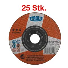 25 Stk. Trennscheiben PREMIUM, A60N-BFP,für NE PREMIUM 3 Stern Typ 41, Außendurchmesser: 115mm, Dicke: 1mm