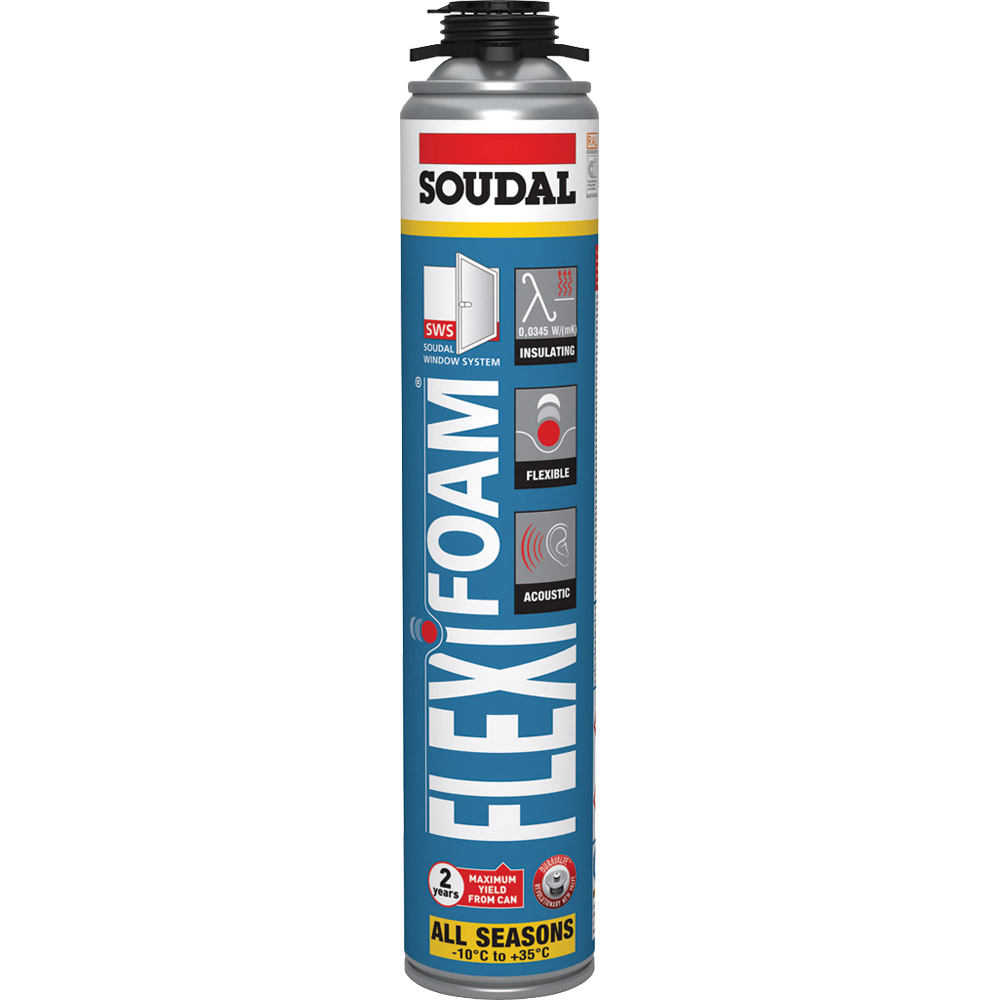 PU-1K-FLEXI-Pistolenschaum 750ml B2, elastisch u. selbstexpandierend