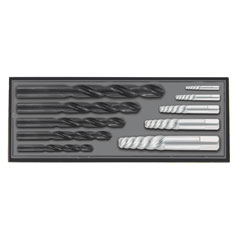 HD-Schraubenausdrehersatz M3-M18,10-tlg. HSS-Spibo,in Kunststoffkassette