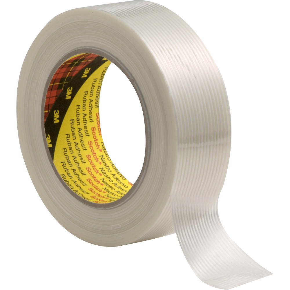 Filamentklebeband 3M 50mmx50m transp. PP mit Glasfaserverstärkung,reißfest