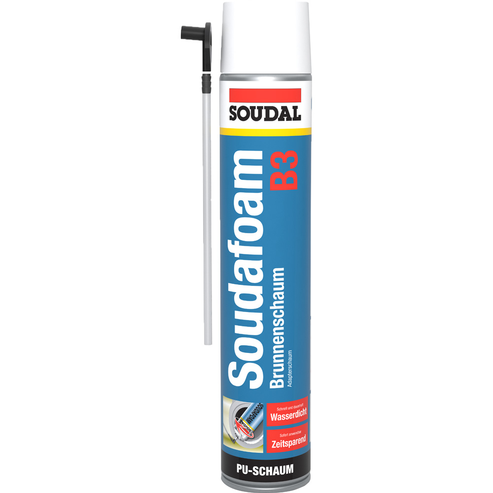 Brunnenschaum 1K,750ml,Dose,Bauklasse 3 einkomponentiger Montageschaum