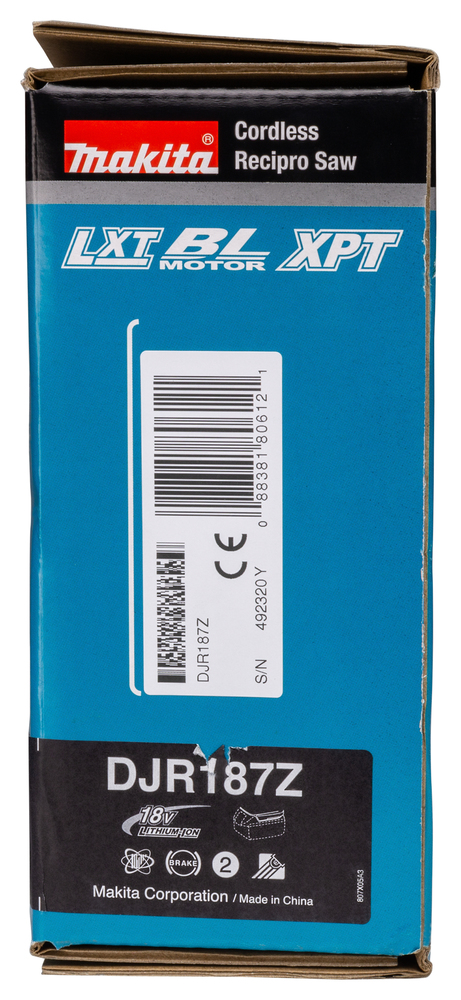 Akku-Reciprosäge DJR187Z,18V XPT 2-stufig,ohne Akku,Ladegerät,Koffer