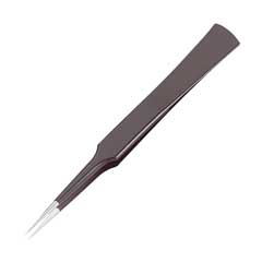 ESD-Präzisions-Pinzette GG 130mm glatte Spitzen,rostfrei,antimagnetisch