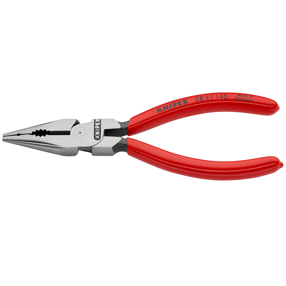 KNIPEX Spitzkombizange 145 mm atramen. schwarz atramentiert, poliert