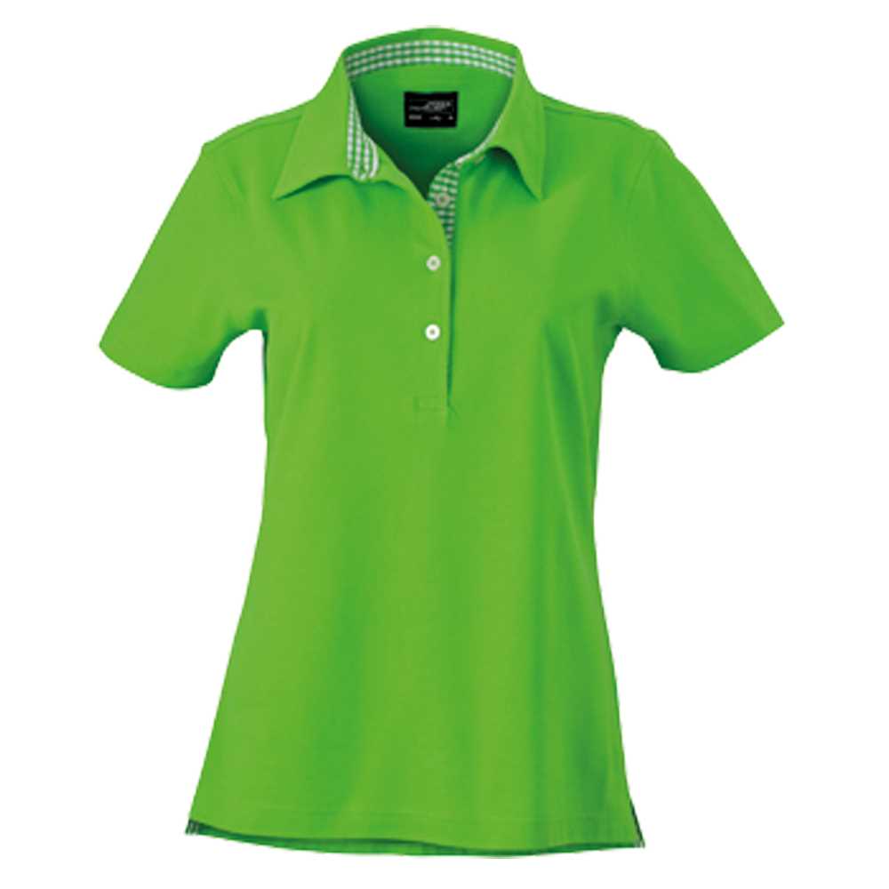 D-Karopoloshirt,, Nr. 54004-239-2XL - Seite: 45, Farbe: lime/weiß, Größe: M