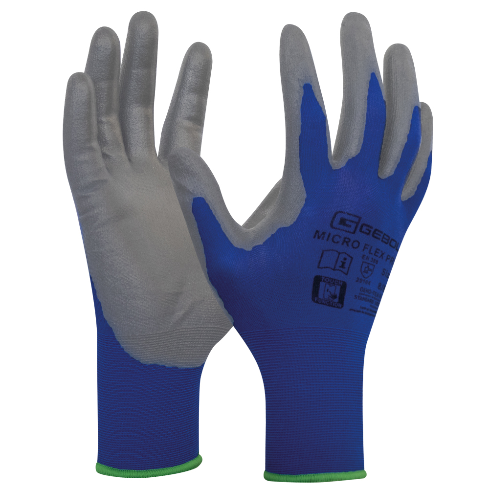 Montagehandschuh Micro Flex Pro, EN 388 2.0.1.0.X. CE Cat.II, Größe: 6