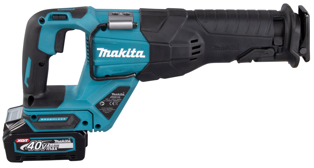 Akku-Recipros. MAKITA XGT JR001GM201 40V Drehz.2-stufig,2x4Ah Akkus,Ladeg,Koffer