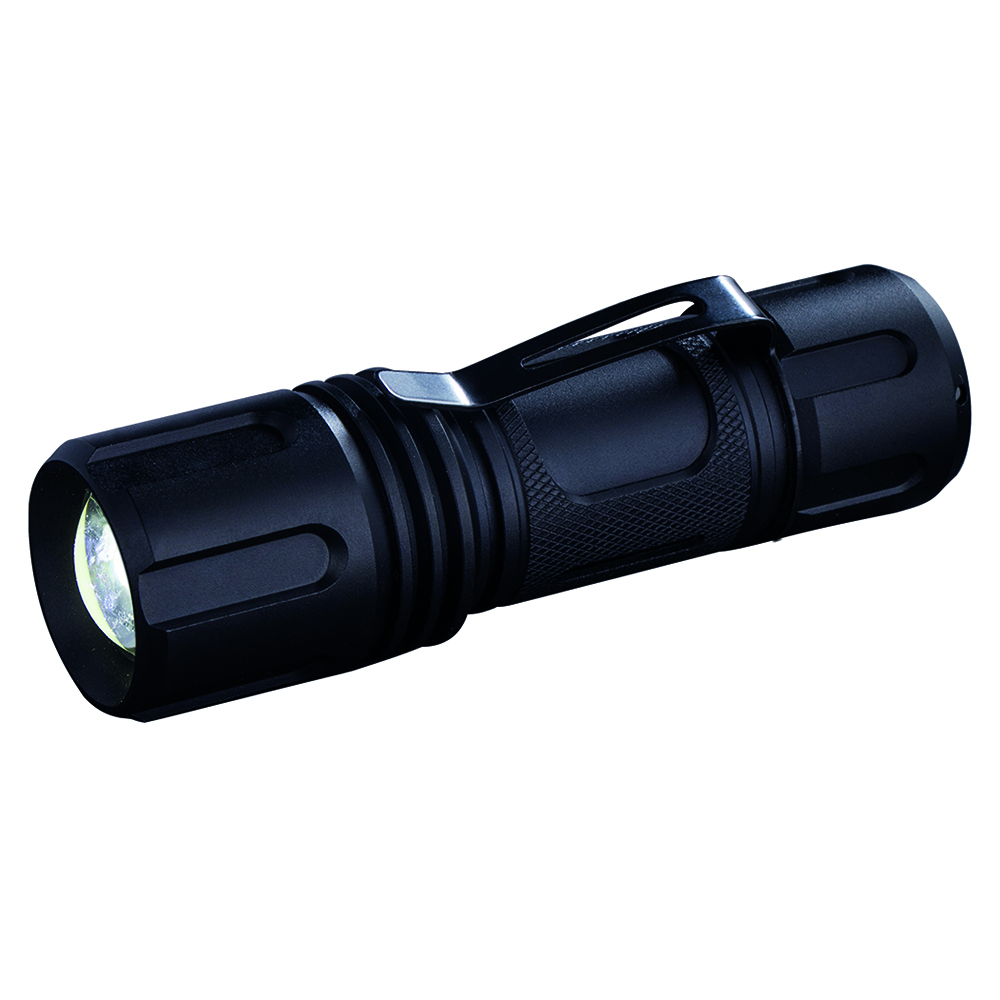 LED-Taschenlampe 5W 360lm 5000K IP67 3XAAA einstellbar 100%-20%-Strobe