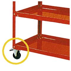 Zusatzrad drehbar,ohne Feststellbremse Beistellwagen Art.8504-016/-024/-105