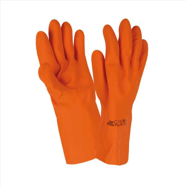 Latex Handschuhe orange