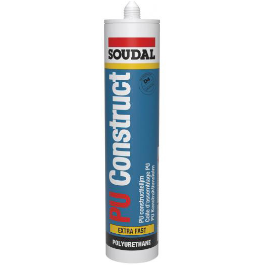 PU-Konstruktionsklebstoff 1K D4 310ml beige, wasserfest, schnell trocknend