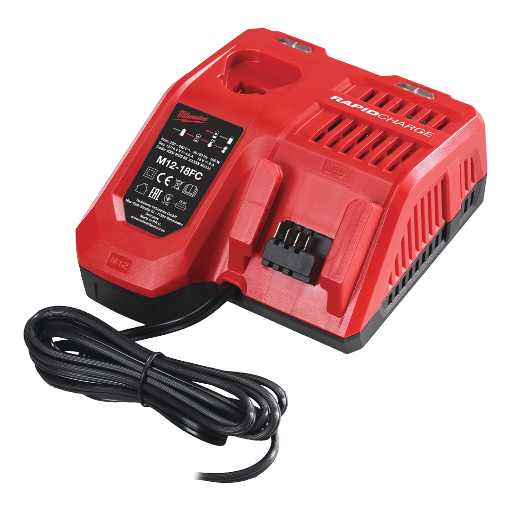 Ladegerät MILWAUKEE 12V M12-18FC Schnellladegerät