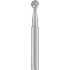 HM-Fräser PRO,Kugelform, Diamantverzahnung,exakte Spanabnahme, Kopfbreite: 6mm, Kopflänge: 5mm