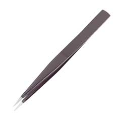 ESD-Universal-Pinzette AA 130mm glatte Spitzen,rostfrei,antimagnetisch