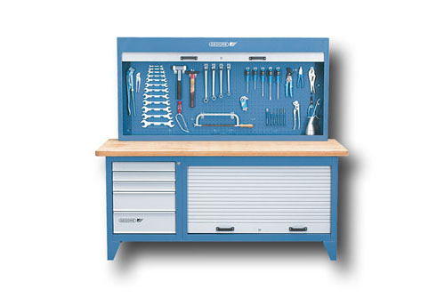 Kombination Werkbank mit Schrank BR 1500 LH