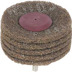 Radial-Vlies,6mm Schaft, zum Entrosten und Entgraten, Außendurchmesser: 75mm