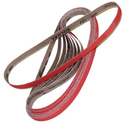 Keramikschleifband 30x533mm, XK870X hoher Abtrag,mit kühlem Schliff, Körnung: 120