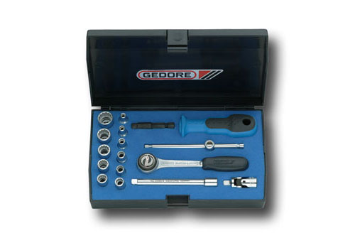 Steckschlüssel-Satz 1/4" 17-tlg UD-Profil 4-13 mm, D 20 EMU-3