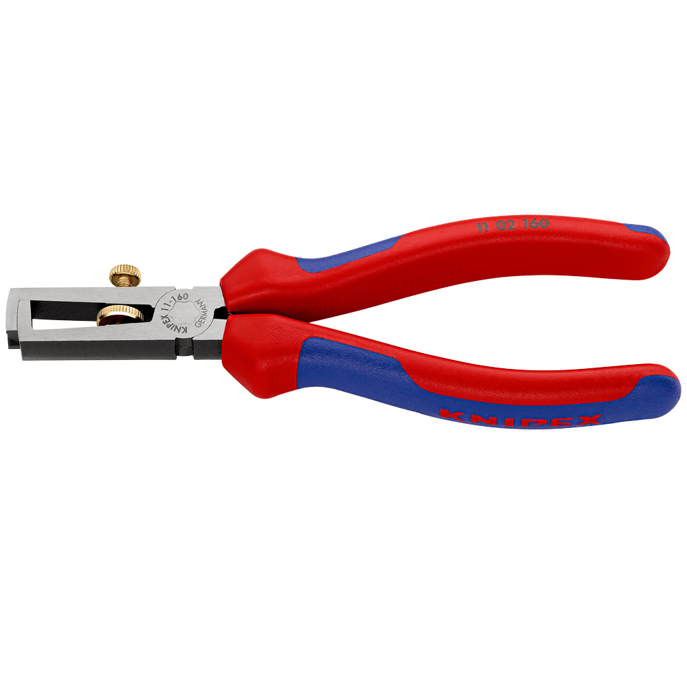 KNIPEX Abisolierzange, MK Hülle, Öfeder schwarz atramentiert, poliert
