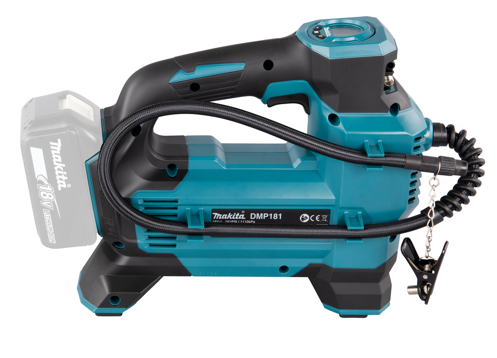 Akku-Kompressor MAKITA DMP181Z 18V max.11bar,Arbeitslicht und Adapter