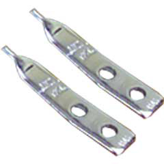 Spitzenpaar 2,7mm 15° gebogen für Sicherungszangen-Set Art.Nr.7347-201