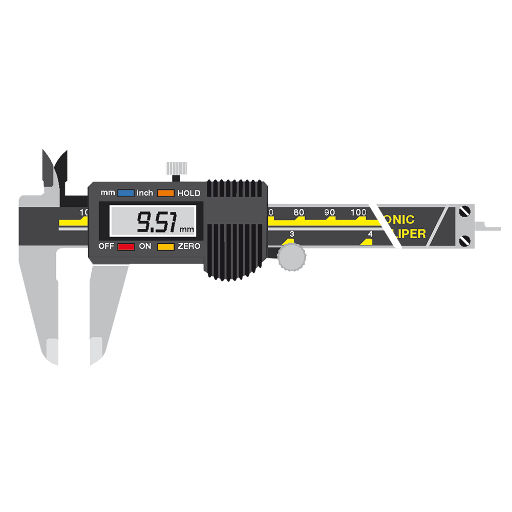 Schiebelehre DIGIMAX BESTSICHT 155x40mm, Ablesung 0,01mm, Messbereich: 0-150mm, Prüfzertifikat: NEIN