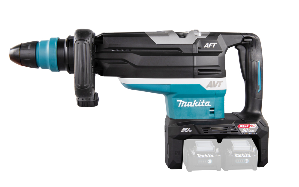 Akku-Bohrhammer MAKITA HR006GZ 40V 20J,ohne Akku,Ladegerät,Koffer